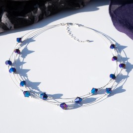 3-Strand Crystal Necklace with Swarovski® Crystal