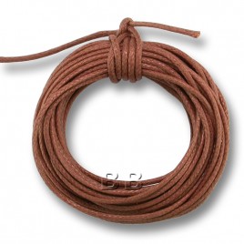 Copper Polished Cotton Cord 1.00mm Dia