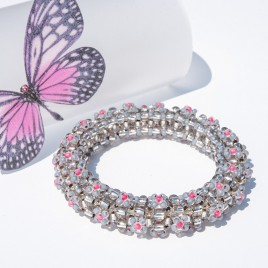 Mini Studio - Floris Bangle Bead Kit - Pink Rose