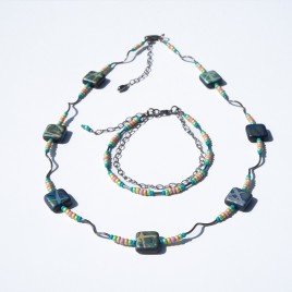 Sun Studio – Aroha Bracelet & Twisti Verdure Necklace Bead Kit.